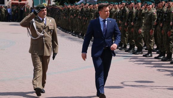 Przysięga żołnierzy WOT w Jarosławiu Przysięga żołnierzy WOT w Jarosławiu
